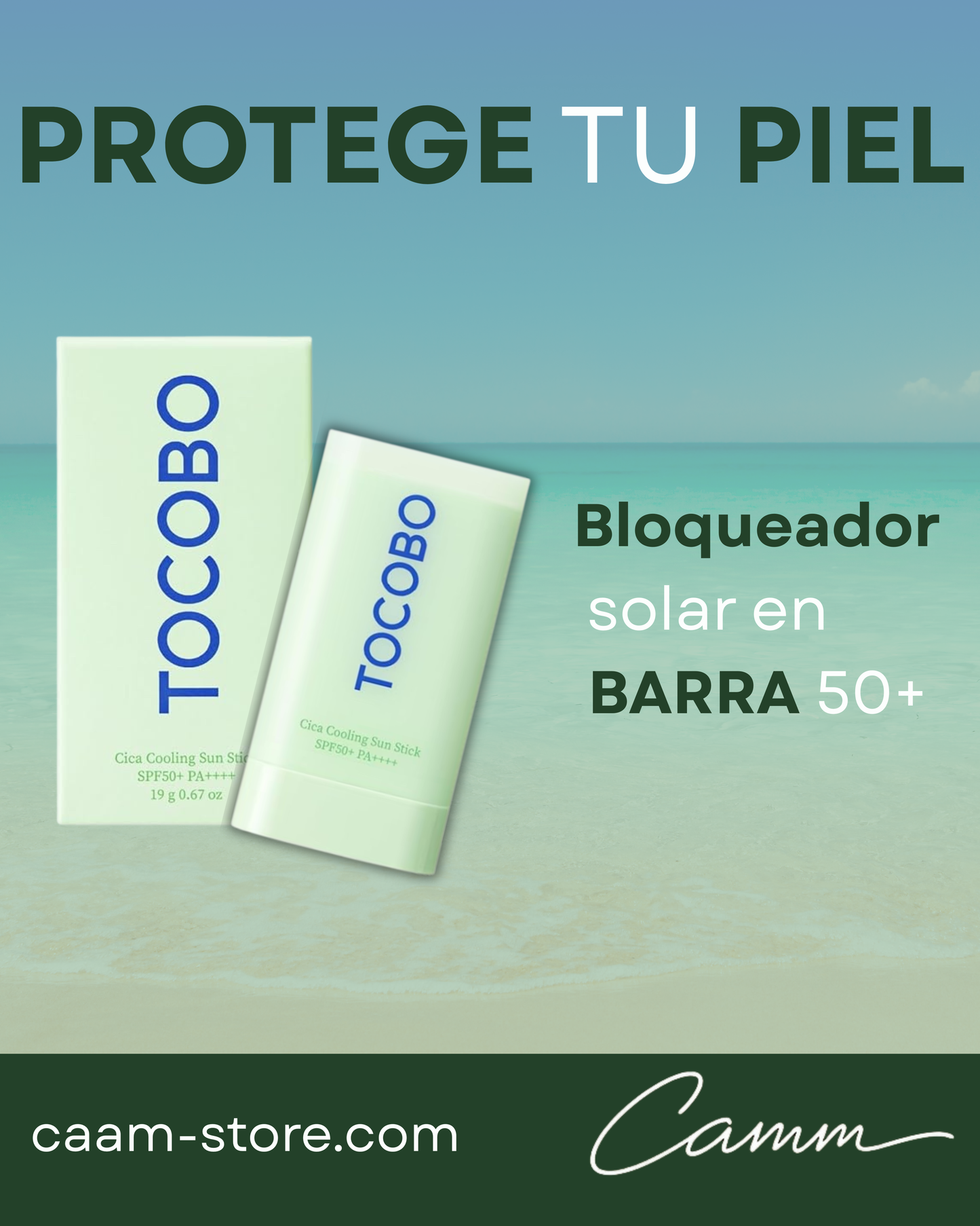 TOCOBO | Bloqueador solar en barra | FPS 50+ PA++++